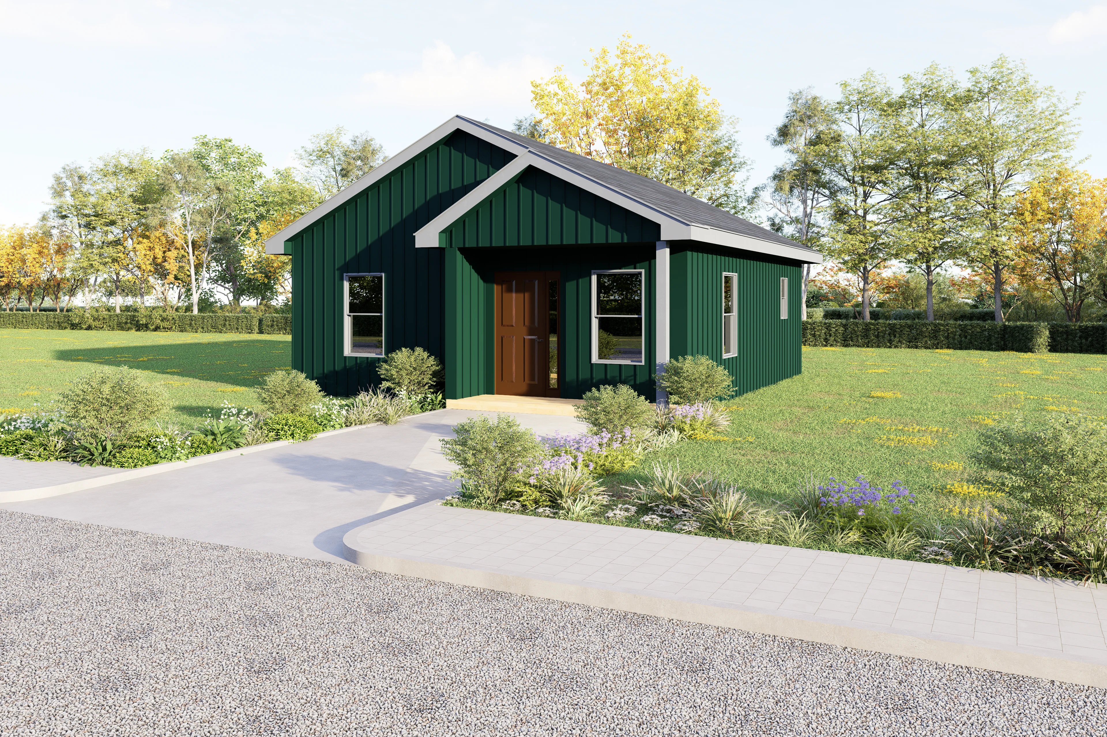 Magnolia Cottage - 1 bedroom, 1 bathroom, 500 sq ft home exterior, Big Buck Homes Tyler TX
